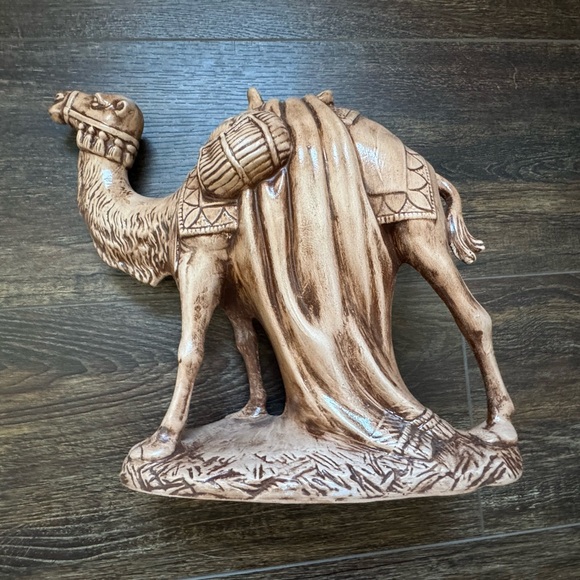 Holland Mold Other - Pack Camel Nativity Christmas Standing Glazed Ceramic Desert 1970s Holland Mold